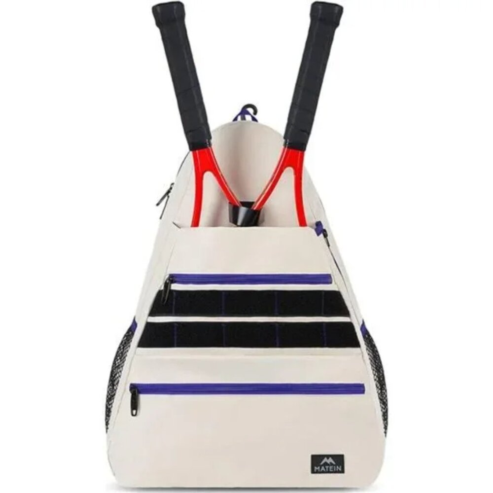 Tennis Bags for Men & Women, Large Waterproof Durable Tennis Backpack